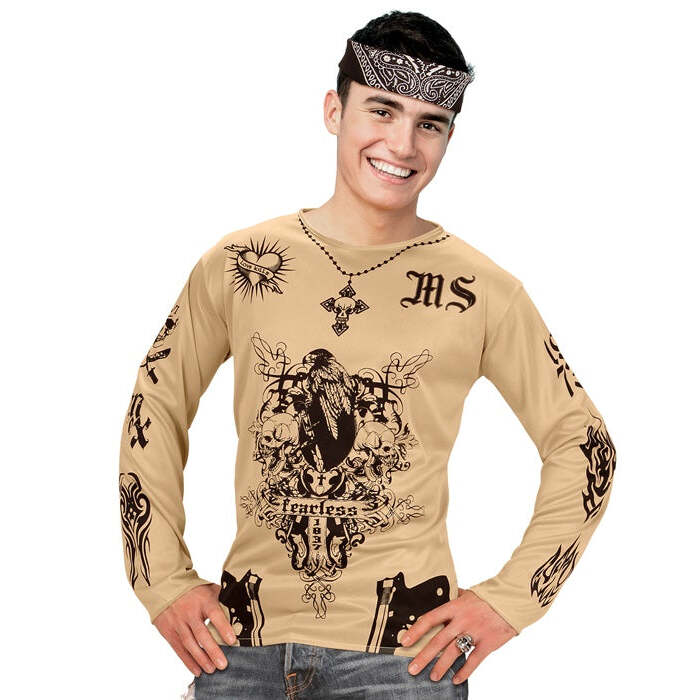Latino Gangster  Tattoo Shirt 