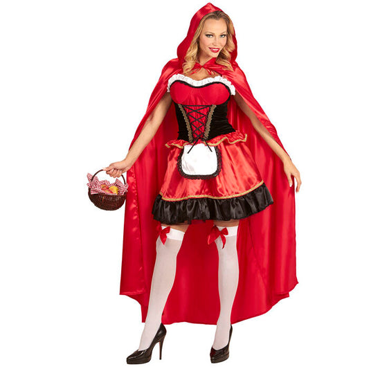 Red Capelet  Dress, Hooded Cape 
