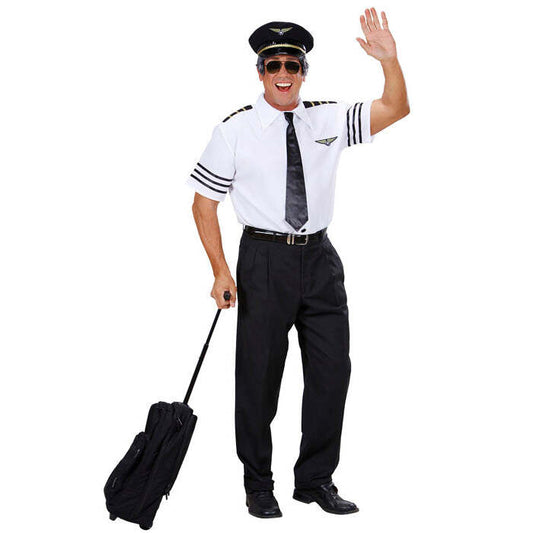 Pilot  Shirt, Tie, Hat 