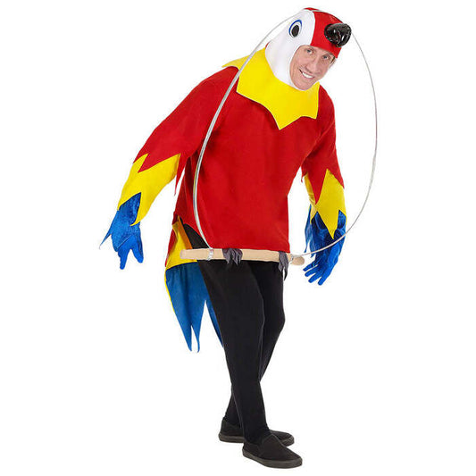 Parrot On A Perch  Costume, Mask 