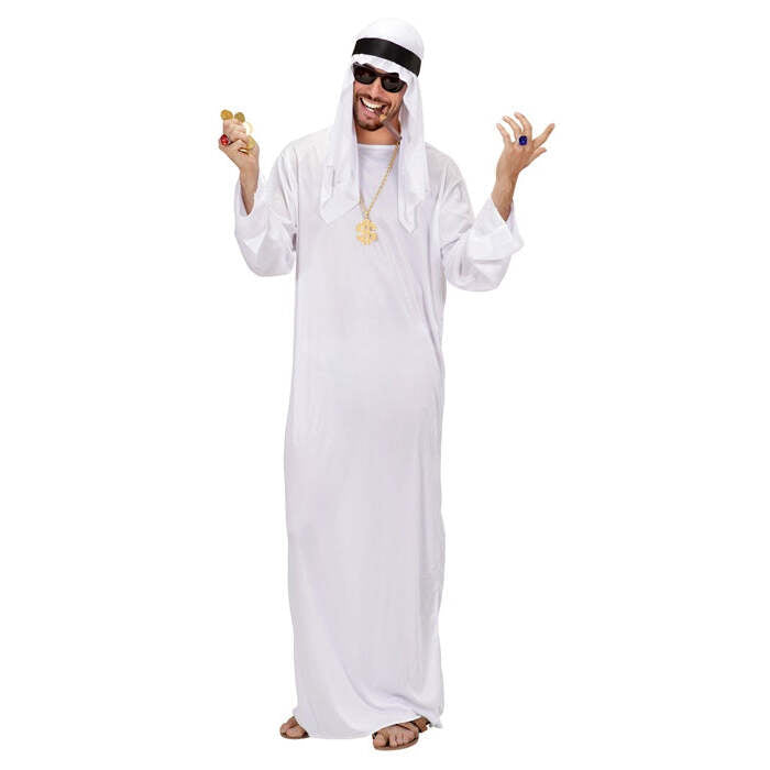 Arab Sheik  Tunic, Headdress 