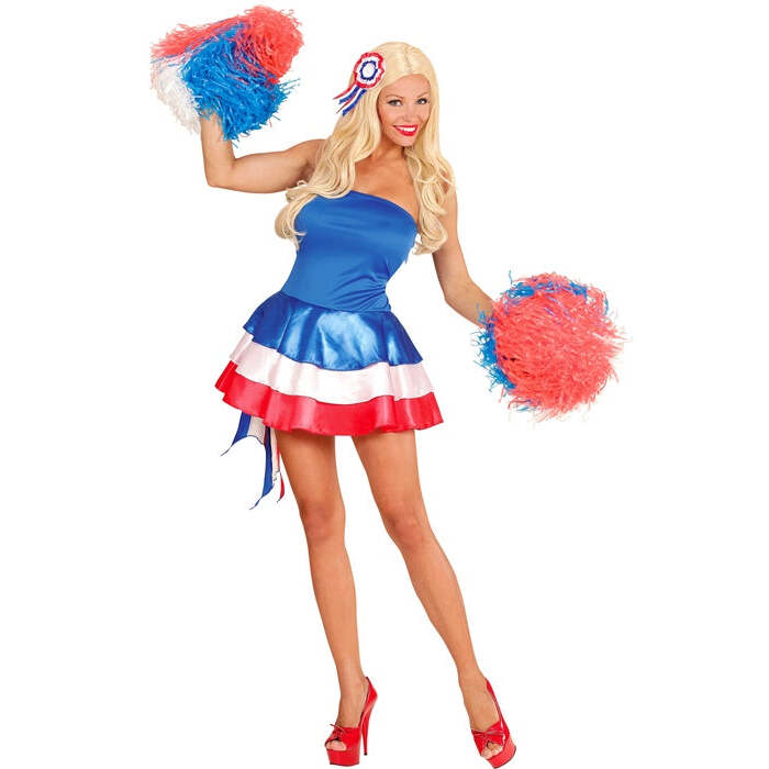 Miss France  Dress, Cockade Haircomb 