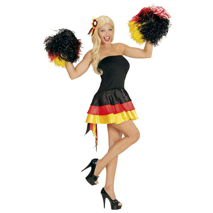 Miss Germany  Dress, Cockade Hair Comb 