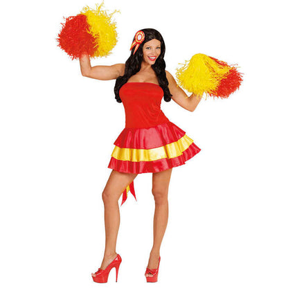 Miss Spain  Dress, Cockade Hair Comb 