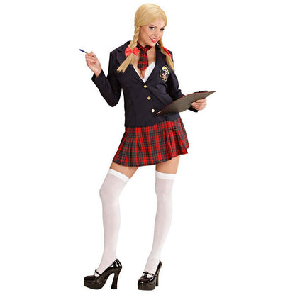 College Girl  Jacket, Tie Top, Skirt, Tie 