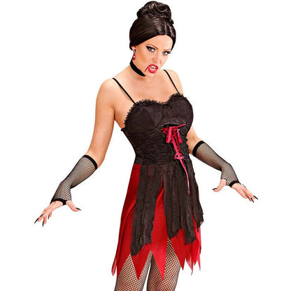 Victorian Vampira  Dress, Choker 