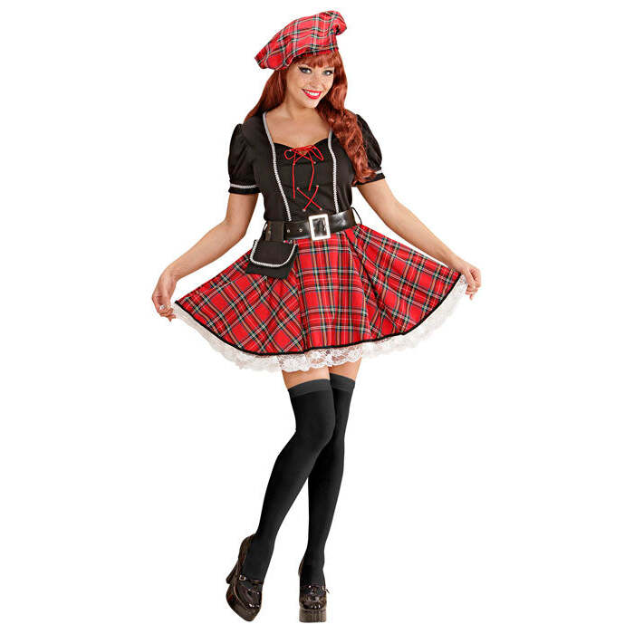 Bonnie Scot  Dress, Belt, Purse, Hat 