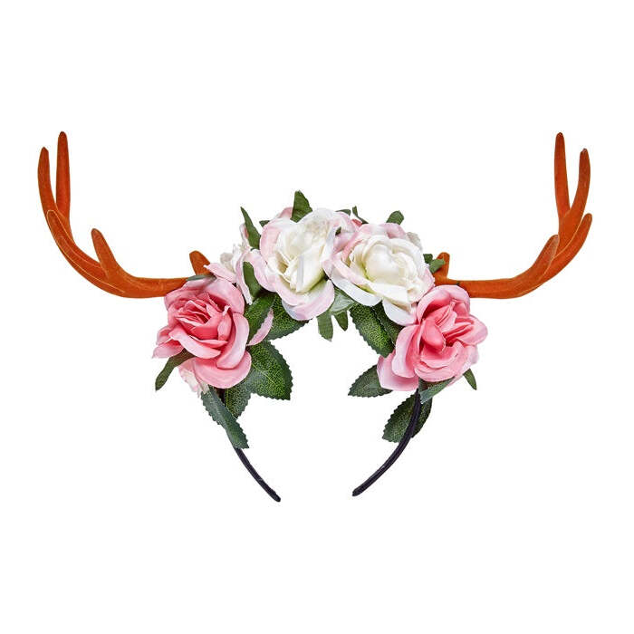 Antlers With Flowers