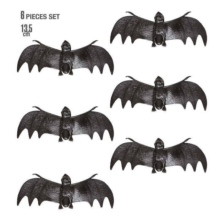 Set Of 6 Bats 13,5 Cm