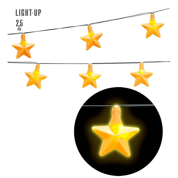 Stars Light Chain 2,5 M - 10 Lights