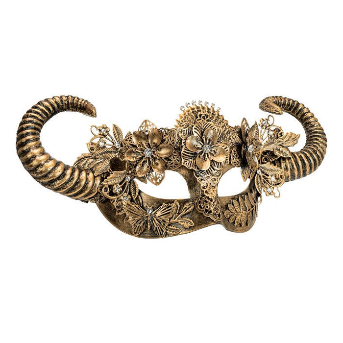 Theatrical Gold Ram Eyemask