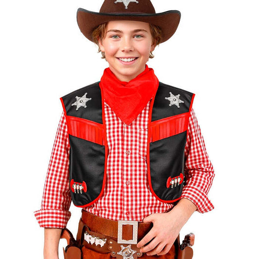 Cowboy - Black  Vest 
