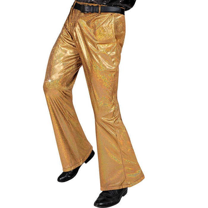 The 70S Disco Style  Holographic Pants 