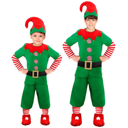 Santa'S Little Helper Elf  Coat, Pants, Belt, Shoe Covers, Hat 