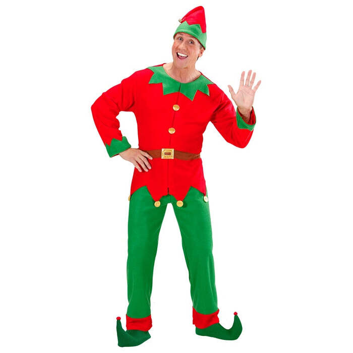 Santa'S Little Helper Elf  Coat With Belt, Pants, Hat 