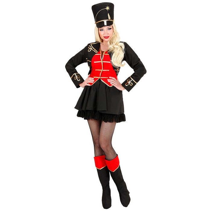 Tamer Girl  Jacket With Vest, Skirt, Boot Covers, Hat, Whip 