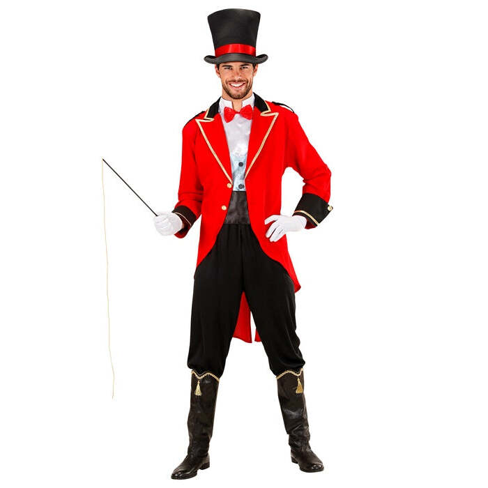 Ringmaster  Jacket, Vest With Shirt &Bow Tie, Pants, Hat, Whip 