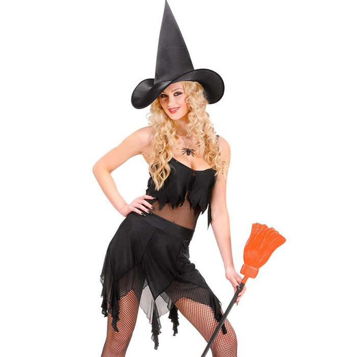Witch Elastane  Top, Skirt, Hat 