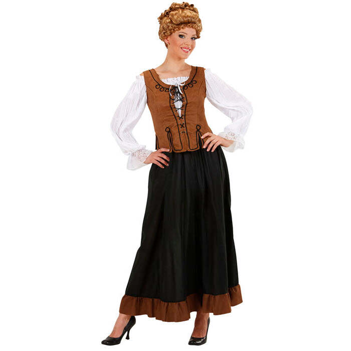 Peasant Girl  Shirt, Corset, Skirt 