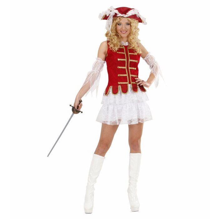 Musketeer Girl  Dress, Sleeves, Hat 