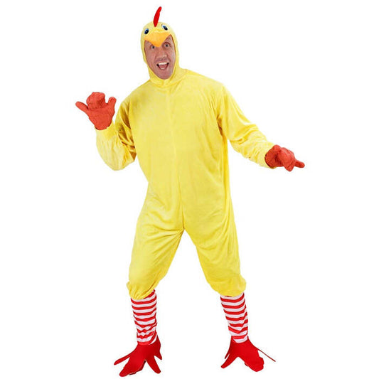 Chicken  Jumpsuit, Socks With Feet, Mask 