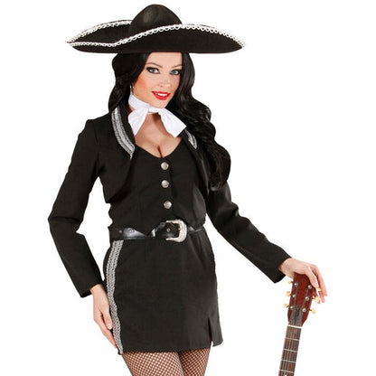 Mariachi  Jacket With Vest, Skirt, Belt, Bow Tie 