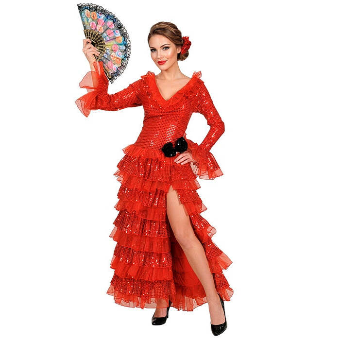 Carmencita  Dress, Hair Clip 