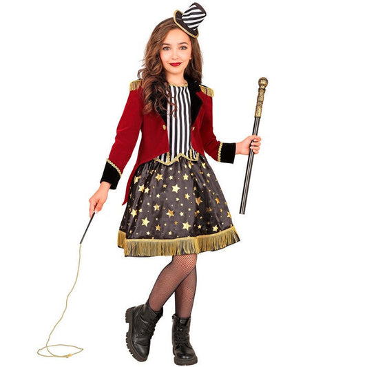 Ringmaster  Dress With Tutu Underskirt, Jacket, Mini Hat 