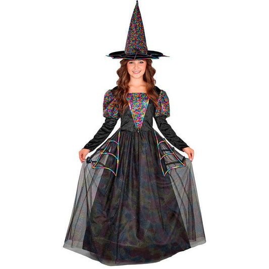 Witch  Dress With Wire Hoop Petticoat, Hat 