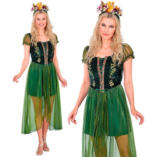 Forest Queen  Dress, Headpiece 