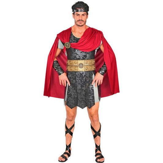 Roman Centurion  Tunic, Armour With Cape And Medallion, Headband, Arm Guards, Leg Straps 