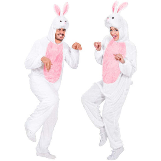 Funny Bunny  Hooded Jumpsuit With Mask 