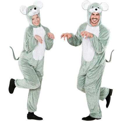 Funny Mouse  Hooded Jumpsuit With Mask 