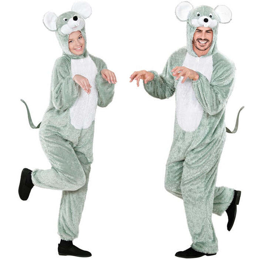 Funny Mouse  Hooded Jumpsuit With Mask 