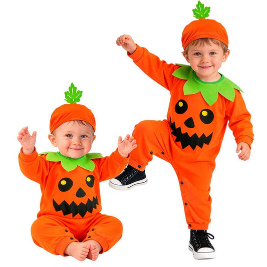Pumpkin  Jumpsuit, Headpiece 
