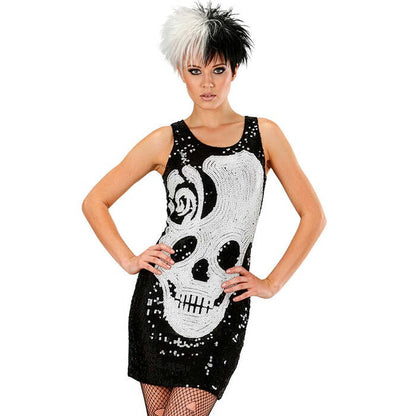 Sequin Dress Skull