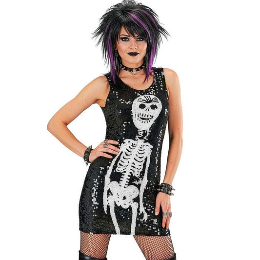 Sequin Dress Skeleton