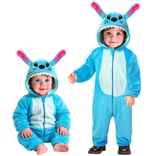 Monster Plush Velvet  Hooded Jumpsuit 