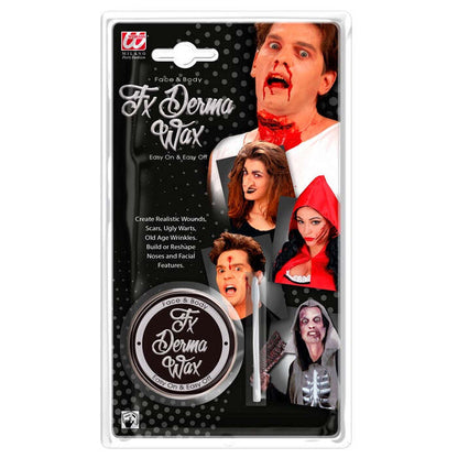 Fx Derma Wax Set In Clam Shell  Derma Wax 25 G, Spatula 