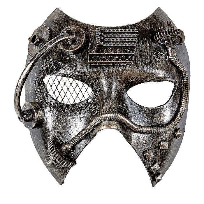 Silver Steampunk Mask