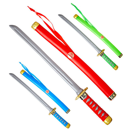 Japanese Katana With Scabbard 60Cm - 3 Colors Ass.