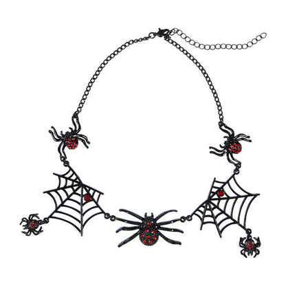 Strass Spider Necklace