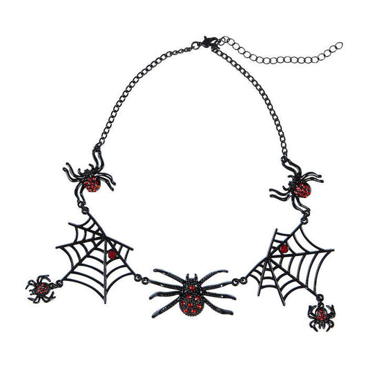 Strass Spider Necklace