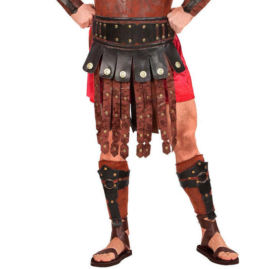 Leather Look Roman/Greek Apron & Belt