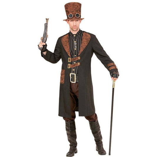 Steampunk Man  Coat With Vest, Hat 