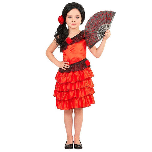 Senorita  Dress, Flower Hair Tie 