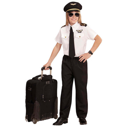 Pilot  Shirt, Tie, Pants, Hat 