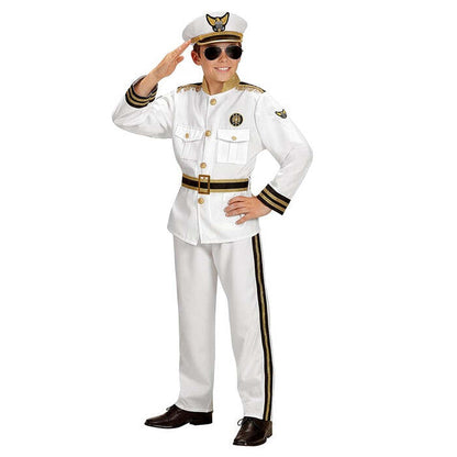 Marine Captain  Jacket, Pants, Belt, Hat 