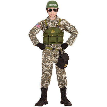 Navy Seals  Coat, Vest, Pants, Belt, Purse, Helmet 