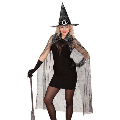 Witch  Cape, Hat  - 125 Cm